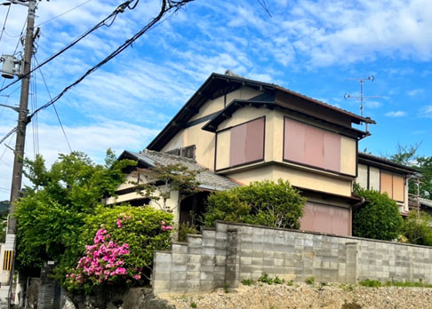 木造2階建て解体工事-施工前